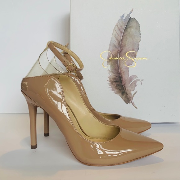 clear jessica simpson heels